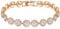 Swarovski Una Angelic Armband, Rund, Weiss, Roségold-Legierungsschicht