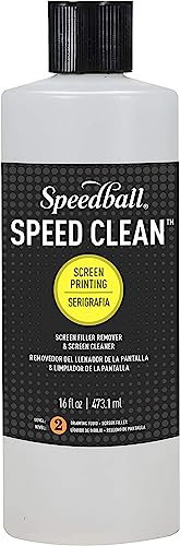 Speedball Speed Clean Cleaner 32oz Squeeze Bottle, For Removal Of Screen Filler From Screen Printing Screen, Supplies For Artist Accessories Kit, Printmaking Cleaning Accessories