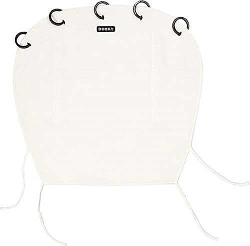 Dooky Universal Cover Cream Sonnenschutz, Wetterschutz für Babyschale, Kinderwagen und Buggy (UV-Schutz LSF 40+, TÜV getestet, universale Passform), Cremefarben