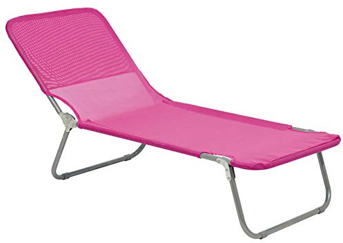 Haberkorn Kinderliege Kinder Gartenliege Zweibeinliege rosa pink 126 cm