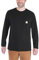 Carhartt Men's Carhartt Force® Cotton Delmont Long-sleeve T-shirt athletic shirts, Black, S UK