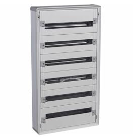 401806 Legrand Tableau de distribution isolant XL3 160-6 rangées de 24 modules - Tout modulaire prêt à l'emploi