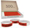 500 Eintrittsbänder aus Tyvek zum selbst gestalten und bedrucken in Rot von GA Event Solutions - Party Einlassbänder, Festival Armbänder für dein Event