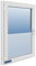 TEXMAXX Blickdichte Fensterfolie selbsthaftend - 60cm x 200cm / Milchglasfolie selbstklebend Fenster/Sichtschutzfolie Fenster/Fenster Folie Blickschutz/Fensterfolie Milchglas – Jalousie Design