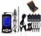 Deluxe Estim Sex Reizstromgerät set,Dilator Nippelklemmen Anal/Vaginal Plug Penisring Kabel Elektroden Pads Elektro Schock Host Elektrosex Elektrostimulation SM Sexspielzeug für Frauen Männer Paare