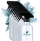 Martenbrown Packano® 10stk. x leere 750ml PET Sprühflaschen mit schwarzem Sprühkopf I Geeignet auch für Reinigungsmittel I Klarer Leersprüher ohne label I Besitzt eine Zerstäuber- und Stop-funktion