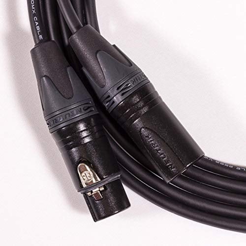 2m Mogami AES XLR to XLR Cord. 110ohm 3080 Digi Black Cable. Neutrik Gold XLRs