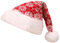 Jia Hu 1 x Weihnachtsmütze aus Wolle, Strick, Plüsch, großer Haarball, Weihnachtsmannmütze, Partyzubehör