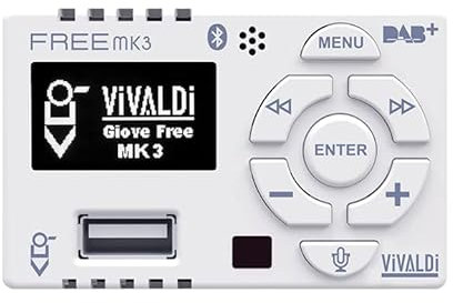Vivaldi Giove FREEMK3 - Dispositivo MULTIMEDIALE audio all-in-one versione MK3 (Bianco)