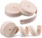 Lot de 3 Rouleaux de mèche en Coton Plat Solide de 15mm pour brûleur à kérosène, Lampe à Huile, Rouleau de mèche pour Lampe à Huile pour Fabrication d'accessoires de Bricolage