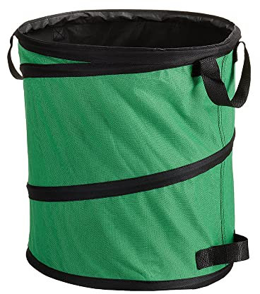 Pop-Up Gartenabfallsack 38/80 Liter Gartenbag selbstaufstellend aus robustem Polyester 1 Stück 38 Liter