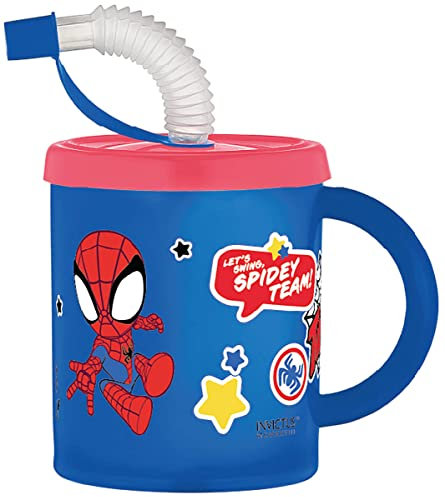 infinite by GEDA LABELS (INFKH) Spidey - Vaso con pajita (210 ml)