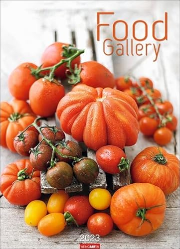 Food Gallery - Kalender 2023 - Weingarten-Verlag - Fotokalender mit Kunst aus der Küche - 49 cm x 68 cm, multicolor
