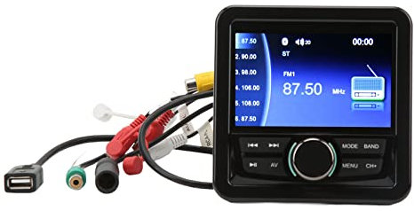 Bluetooth Marine Receiver Stereo Marine Boot Radio Stereo Marine Auto Digital Media Stereo Receiver MP3 MP5 lettore multimediale impermeabile musica senza perdita per yacht camion