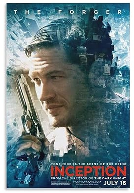 Inception Filmposter (8) Wandkunst Bild Gemälde Poster Leinwand Druck Poster Kunstwerke Raumdekoration 20 x 30 cm
