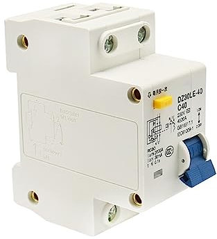 DZ30LE-40 DC 12v réinitialiser Mini disjoncteur courant résiduel 6A 10A 16A 20A 25A 32A 1P 1 pièces (Size : 10A)
