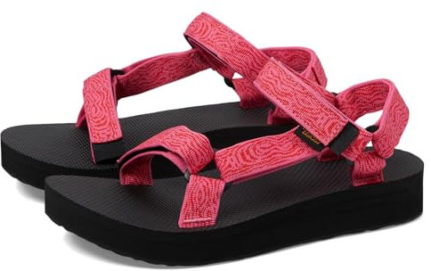 Teva Women's Midform Universal Sandal, Ripple Hot Pink, 5 UK