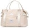 FIORETTO Damen Reisetasche Sporttasche Handgepäck Weekender Bag Schwimmtasche Wasserdicht Travel Bag Duffle Bag Fitnesstasche Trainingstasche für Damen Beige Large