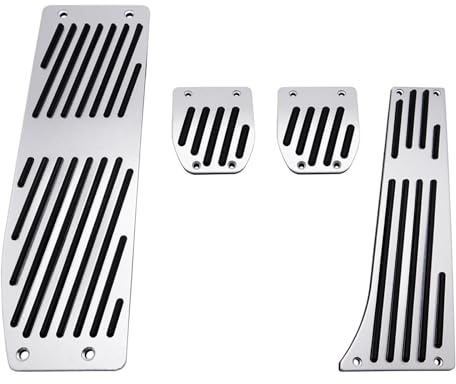 KLAUER Bremse Fußstütze Pedal Abdeckung Für B&MW 1 3 5 Serie E81 E82 E87 E88 E30 E36 E46 E90 E91 E92 E93 M3 E34 E39 E60 E61 F10 F11 X1 MT at Gas Bremse Kupplung Rest Pedal(MT)