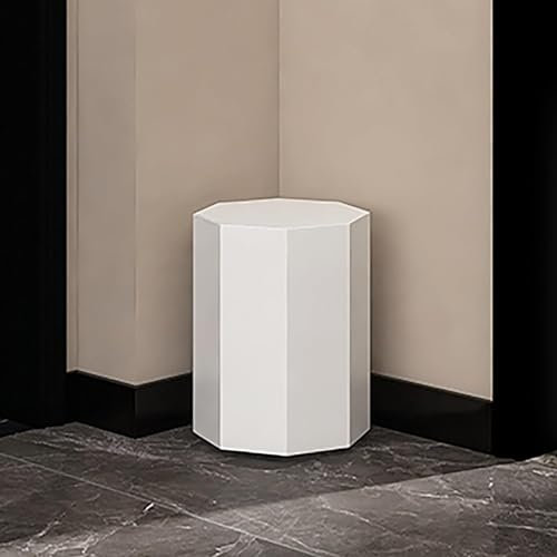 ZJGFCB 360° Drehbarer Schuhregal-Schrank, Schuhregal, Metall, Drehbarer Schuhschrank, Vertikale Runde Schuhregal-aufbewahrung, Einfach Und Modern Für Den Eingangsbereich(Size:35x35x45cm,Color:Weiß)