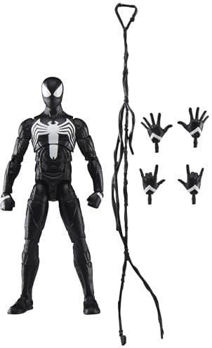 Spider-Man Marvel Legends Series Gamerverse Peter Parker Black Suit Action Figure