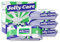 Jolly Care Wet Wipes for Adults, Cleansing Multi-Tasking Wipes, Disposable Unscented Wipes, 99% EDI Pure Water and Aloe, 4 Flip-Top Packs (240 Wipes Total)