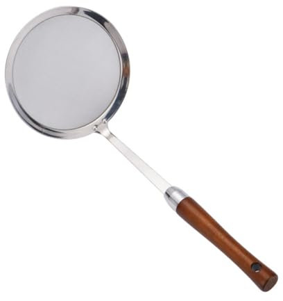 VOSAREA 304 Grade Stainless Steel Skimmer Spoon Multi-use Strainer for French Fries Eggs Vegetables Meat Oil Strainer