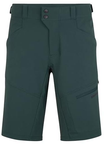 Ziener Herren NELAT X-Function Fahrrad-Shorts mit Innenhose - Mountainbike/Outdoor/Freizeit - atmungsaktiv,schnelltrocknend,gepolstert, Dark Jungle, 58