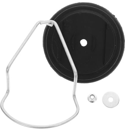 Toddmomy Lawn Trimmer Nut and Screw Replacement Set for Cordless String Trimmer, 4pcs Black Kit Base Cover, Washer, and Silver Accessory for Small Grass Cutting Machines