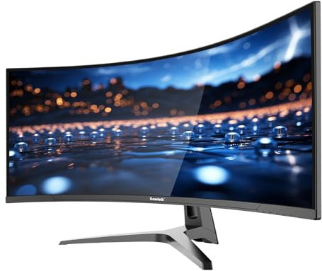Gawfolk Monitor per computer da gioco curvo da 34 pollici, 120 Hz, schermo PC 1500R 21:9 UWQHD (3440 x 1440), G-Sync, angolo di visione 178°, 128% sRGB, display port, HDMI, compatibile con montaggio a