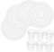 Gatuida 1 Set Silicone Diaphragms and Duckbill Valves for Breast Pumps Washable Accessories Compatible with Momcozy Leak Prevention Durable Design Optimized for Pumping Efficiency