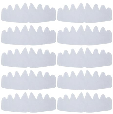 Quorvex Hut Schweißschutz,10 Stück Schweißabsorbierende Einlagen Hut Einlage | Achteckige Saugfähige Schweißbänder Geruchskontrolle Für Sport Fitness