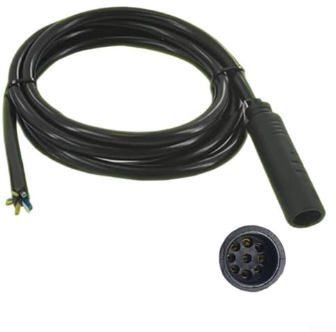 Ebike Motor Extension Cable 9 Pin Male Female Connector Waterproof Wire for Bafang Electric Bicycle 40cm 120cm(9pin female 120cm)