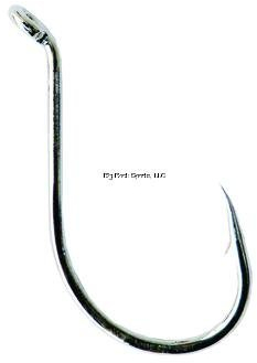 Mustad Schnabel-/Oktopus-Köderhaken, 1 x stark, geschmiedet – 1, schwarzes Nickel