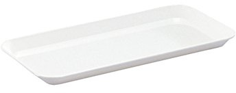 WACA 1307-710 Auslageplatte Präsentationsplatte 300 x 150 x 17 mm weiß