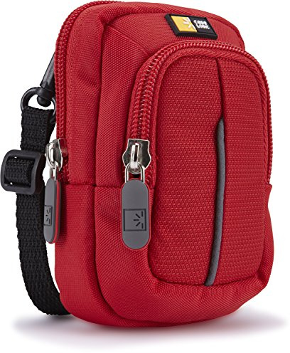 Case-Logic DCB-302 Custodia in Nylon per Fotocamera Compatta ed Accessori, Rosso