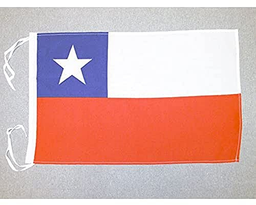 AZ FLAG - Flagge Chile - 45x30 cm Mit Kordel - Chilenische Fahne 30 x 45 Cm - Flaggen