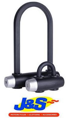 MOTRAX MOTORBIKE MOTORCYCLE DISLOK DISC LOCK BLACK SDL1 SDL2 J&S (SMALL)