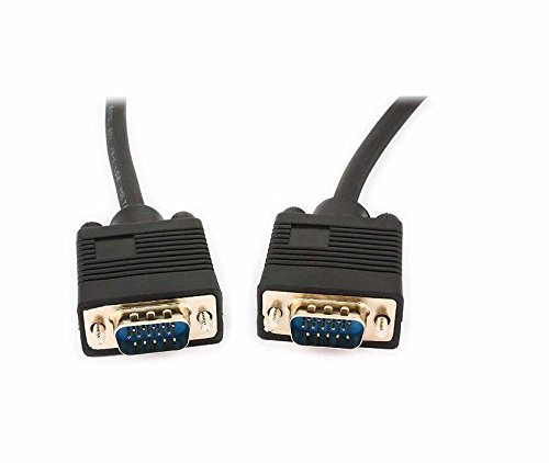 Cavo VGA Maschio Maschio 15 PIN 20 metri, Colore Nero per PC Monitor TV Video