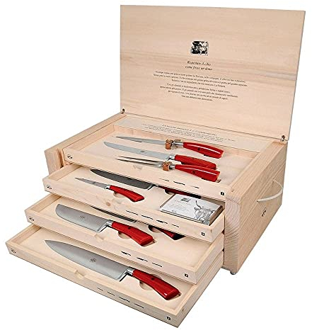 Coltellerie Berti - Il Trinciante completo - Set coltelli cucina forgiati