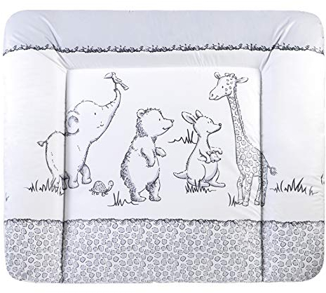 Julius Zöllner Wickelauflage Softy 65x75 cm - Wickelunterlage - wasserdicht und abwischbar - Made in Germany – Oeko-Tex Standard 100 – Safari