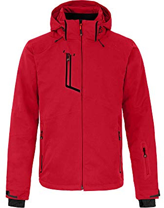 Bergson Nano Light | Herren Skijacke - Normal-/Kurz-/Langgrößen, wasserdicht (20.000 mm) & verschweißte Nähte, Winddicht & atmungsaktiv (20.000 g/m²), unwattiert & gefüttert, elastisch, wasserdichte