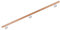 Handlauf Buche, lackiert, mit stabilen Halter aus Edelstahl, 36 Längen zur Auswahl ! (2.20m)
