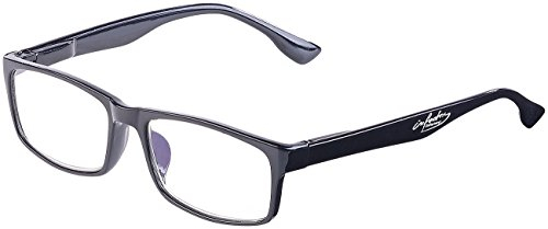 infactory Blaulicht Blocker Brille: Augenschonende Bildschirm-Brille mit Blaulicht-Filter, +2,5 Dioptrien (Arbeitsplatzbrille, mit Blaulichtfilter, Senior Handy)