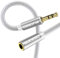SUCESO Headphone Extension Cable 3M Aux Stereo Jack Lead 3.5mm Male to Female Audio Cable Earphone Extender Cord Compatible With Laptop PC iPhone iPad Tablet Headset TV PS4 Speaker Smartphone-Silver