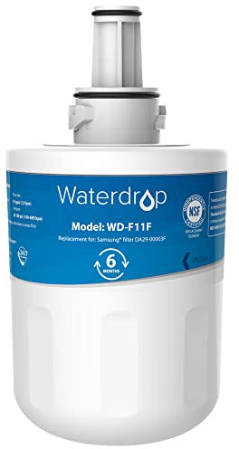 Waterdrop DA29-00003F Fridge Water Filter, Compatible with Samsung® Aqua Pure Plus DA29-00003F, HAFIN1, DA29-00003A, DA29-00003B, DA29-00003A-B, DA61-00159A, DA97-06317A (1)