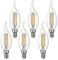 SD LUX Lot de 6 ampoules LED Base - Culot E14 - Verre transparent - 4 W - 450 lm - Remplace les ampoules à incandescence 40 W - Blanc chaud 2700 K