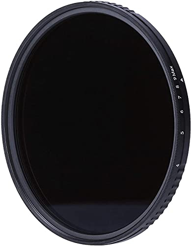 Rollei Variabler F:X Pro ND8 bis ND512 Rundfilter, aus Gorilla ® Glas mit 3-9 Blendenstufen Verdunkelung, Size:82 mm