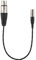 AWEHIRU Mini XLR 3pin Male to XLR 3pin Female Aluminum Foil Shielded Copper Wire Audio Cable，Shielded and Balanced Microphone Cable for Most Demanding Studio/Broadcast Use