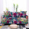 ZAHHYG Sofaüberwurf Bunte Pilzblüten Sofabezug Sofa Überzug Stretchy Couchbezug Sofa Bezug Ecksofa Überwurf Sofabezüge Antirutsch Sofahusse Jacquard Sofaüberzug 2 Places (145cm-185cm)